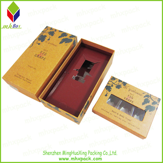 cosmetic paper gift box with window