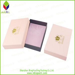 Gold Stamping Paper Packaging Storage Sock Box