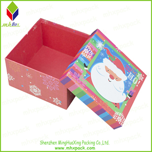 Colored Rigid Paper Christmas Gift Box