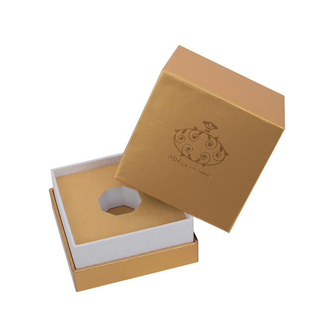 Gold mettalic paper perfume box